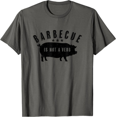 Barbecue Is Not a Verb Pig Icon T-Shirt
