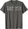 Cow Pattern Print Family Matching Birthday Apparel Cow Big Sis Birthday Family Matching Girl Boy Farm Birthday T-Shirt -