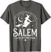 Salem Witch Halloween Apparel Salem Local Witches Union 1692 Witch Halloween Costume T-Shirt - Asphalt Grey
