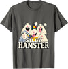 Funny Joke Silly Hamster Brain Rot Meme T-Shirt - Asphalt Grey