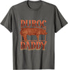 Creative Duroc Pigs designs Duroc Pig Daddy T-Shirt - Asphalt Grey