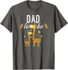 Giraffe Baby Shower Party Clothing For Dad Dad To Be Giraffe Baby Shower Cute T-Shirt - Asphalt Grey