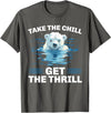 Polar Bear Plunge SteMi Apparel Polar Bear Plunge Icy Water Polar Plunge T-Shirt - Asphalt Grey