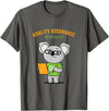 Quality Control Fun Koala Bear, Quality Assurance Specialist T-Shirt - Asphalt Grey