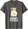 Cute Guinea Pig Tees And Gifts Sorry My Guinea Pig Ate My Homework Guinea Pig School T-Shirt - Asphalt Grey