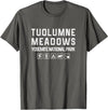California Shirts Tuolumne Meadows, Yosemite Outdoor T-shirt T-Shirt - Asphalt Grey