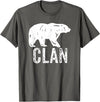 Bear Clan Founding Fathers Clothing Apparel Bear Clan Native American Pride Founding Fathers Tribe T-Shirt - Asphalt Grey