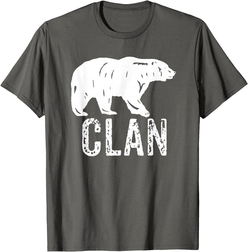 Bear Clan Founding Fathers Clothing Apparel Bear Clan Native American Pride Founding Fathers Tribe T-Shirt - Asphalt Grey