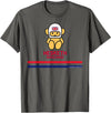 Hesketh Racing Logo World Champion Team Stripes Mascot Retro T-Shirt - Asphalt Grey