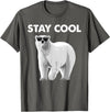 Polar Bear Gift Polar Bear Accessories & Stuff Cool Polar Bear Design for Men Women Kids Polar Bear Lover T-Shirt - Asphalt Grey