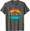 BASBO City of Buffalo New York T-Shirt - Asphalt Grey