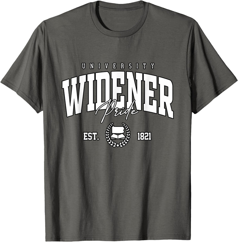 Widener Arch University College Athletics Retro Widener Collegiate of Technology Arch Vintage for Men Women T-Shirt -