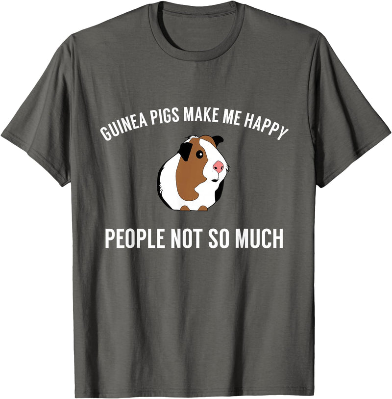 Guinea Pig Accessories & Gifts Funny Guinea Pig Tshirt Gift | Guinea Pig Tee T-Shirt - Asphalt Grey