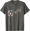 Womens Cow Design Dandelion Cows Stuff for Cow Lover | Womens Cow T-Shirt - Asphalt Grey