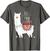 No Prob llama Shirt, No Problama Funny Lama Tee Lamaste T-Shirt - Asphalt Grey