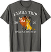 Disney The Lion King Family Trip 2026 Hakuna Matata! Trio T-Shirt - Asphalt Grey