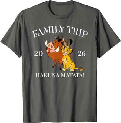 The Lion King Family Trip 2026 Hakuna Matata! Trio T-Shirt