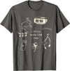 I Still Wish for You Lucky Rabbit 1111 Stars Clover Signs T-Shirt in Asphalt Grey