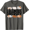 Cool Hamster Lover Animal Pun Diverse Quote Design Funny Celebrate Diversity Cute Guinea Pig Gift For Men Women T-Shirt - Asphalt Grey