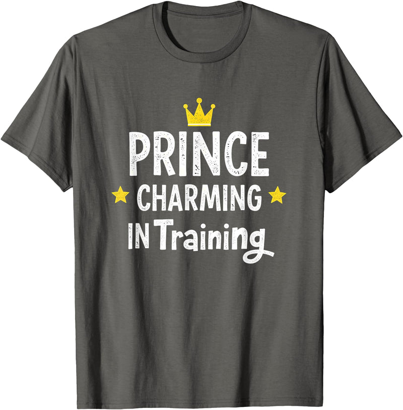 Prince Charming In Training Halloween Costume Prince Charming in Training Halloween T-Shirt - Asphalt Grey