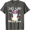 Shes a Bad Momma Llama - Mama Mom - DressedForDuty She's a Bad Momma Llama - Mama Funny - Vintage Mom Gift T-Shirt - Asphalt Grey