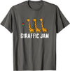 Africa Giraffe Gifts and Giraffe Sayings Funny Giraffic Jam Cute Giraffe Giraffe Pun Cute Giraffe T-Shirt - Asphalt Grey