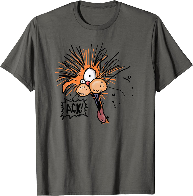 Ack Gift Rabbit T-Shirt in Asphalt Grey