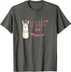 Llama Get Married Funny Bachelorette Party Novelty Llama Get Married Shirt Funny Bride Bachelorette Party T-Shirt - Asphalt Grey