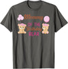 Family Birthday Bear Gifts Mommy of The Birthday for Girl Bear 1st Birthday Party Girl T-Shirt - Asphalt Grey