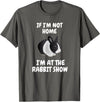 Show Rabbit for Dutch Rabbit Owner Exhibitor T-Shirt in Asphalt Grey