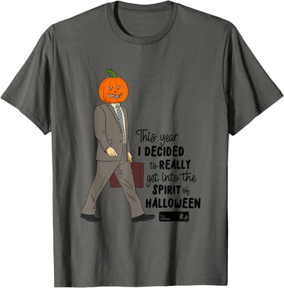 The Office Halloween Spirit Dwight Pumpkin Head T-Shirt