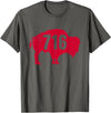 EmmaLoo Tees Buffalo New York BFLO B-Lo WNY Shirts 716 Area Code Buffalo New York BFLO WNY T-Shirt T-Shirt - Asphalt Grey