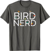 EpicWear Bird Nerd Bird Watcher Watching tshirt T-Shirt - Asphalt Grey