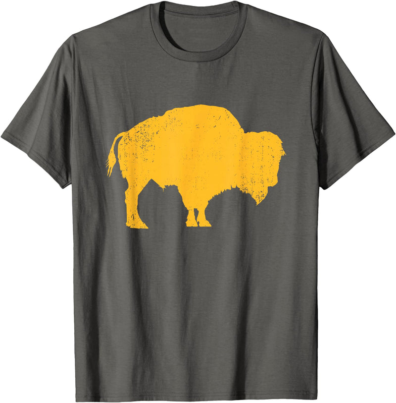 EmmaLoo Tees Buffalo New York BFLO B-Lo WNY Shirts Buffalo New York Shirt B-LO BFLO Hockey WNY Shirt T-Shirt - Asphalt Grey