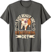 Creative Hereford Pig Designs I Love My Hereford Pig T-Shirt - Asphalt Grey