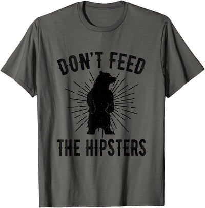 Don't Feed The Hipsters - Bear T-Shirt