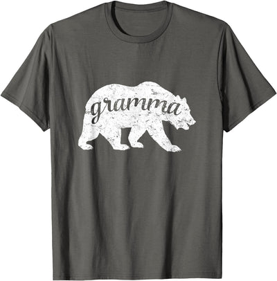 Gramma Bear Distressed Design T-Shirt