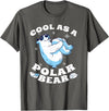 Polar Bear Apparel Cool Polar Bear Funny Arctic Animal Lover T-Shirt - Asphalt Grey
