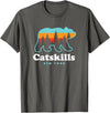 Catskill Mountains Catskills NY Bear Mountains Camping Hiking New York T-Shirt - Asphalt Grey