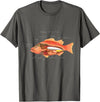 Anatomy of Fish T-Shirt - Asphalt Grey