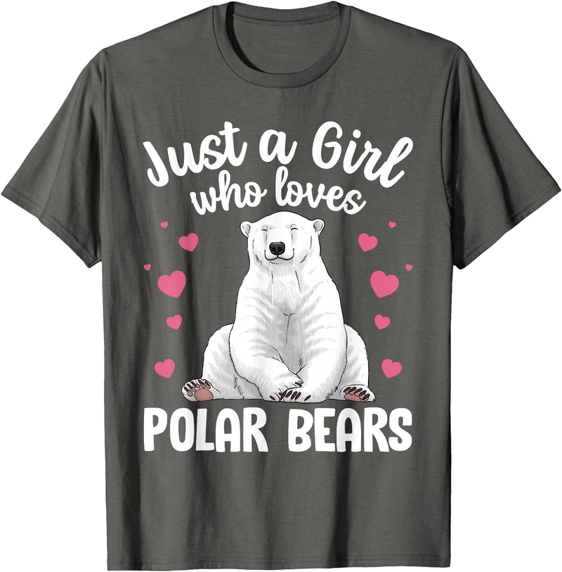 Polar Bear Gift Polar Bear Accessories & Stuff Best Polar Bear Design For Men Women Arctic Polar Bear Lover T-Shirt - Asphalt Grey
