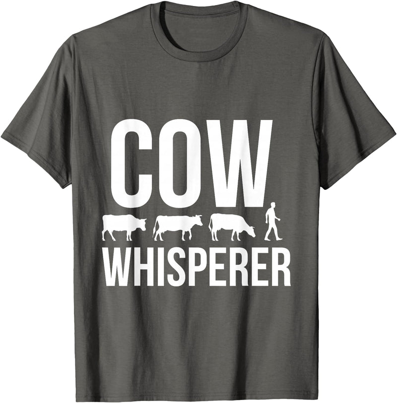 Cow whisperer shirt T-Shirt - Asphalt Grey