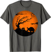Spurred Tortoise Halloween African Sulcata Tortoise Halloween T-Shirt - Asphalt Grey