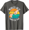 World's Best Hamster Dad Design T-Shirt - Asphalt Grey