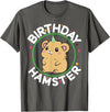 Unisex-Kids Hamster Birthday Party Birthday Hamster T-Shirt - Asphalt Grey