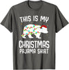 Funny Polar Bears Family Matching Wear Tees Polar Bear Christmas Pajama Santa Bear Lover T-Shirt - Asphalt Grey
