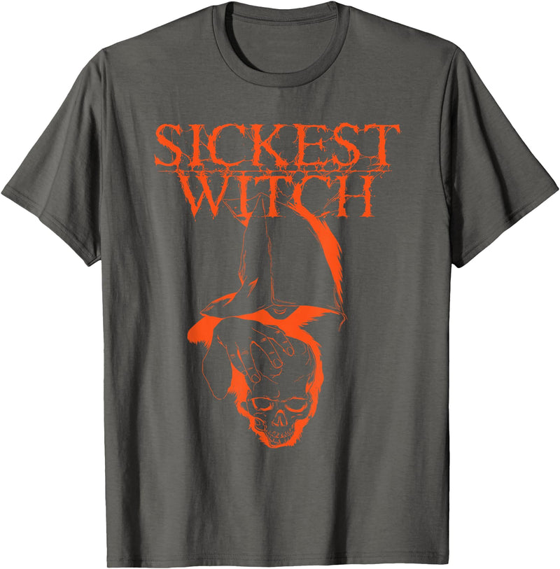 Severed Books Sickest Witch, Hayride - Classic Logo T-Shirt - Asphalt Grey