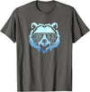 grandma Grizzly in sunglasses Grandma Bear in Sunglasses Reflection Vintage Graphic T-Shirt - Asphalt Grey