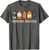 Guinea Pig Shirts For Men Women Kids Gift Guinea Pig Breeds Celebrate Diversity Cavy Men Women Kids T-Shirt - Asphalt Grey
