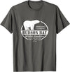 Port Stevens P.S.75 Design Hudson Bay Polar Bear Ontario Canada T-Shirt - Asphalt Grey
